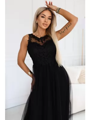 Dámske šaty NUMOCO 672-4 ČIERNA