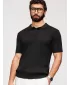 Pánske polo tričko OMBRE OM-POSS-0180 BLACK