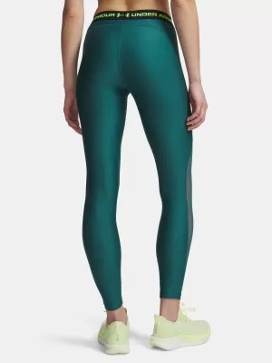 Dámske legíny UNDER ARMOUR HEATGEAR MESH LEGGING 6010009-338 ZELENÁ