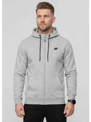 Pánska mikina 4F WMM00TSWSM2550 COLD LIGHT GREY MELANGE