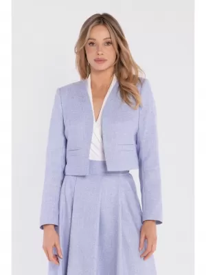 Dámske sako STYLOVE S429 LIGHT BLUE