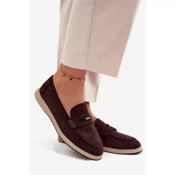  Dámske mokasíny VINCEZA 62273 BROWN 
