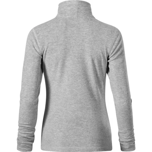  Dámska micro fleece mikina MALFINI FACTOR 853 STRIEBORNÝ MELÍR 