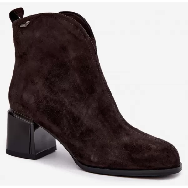  Dámske členkové topánky VINCEZA 91178 BROWN 