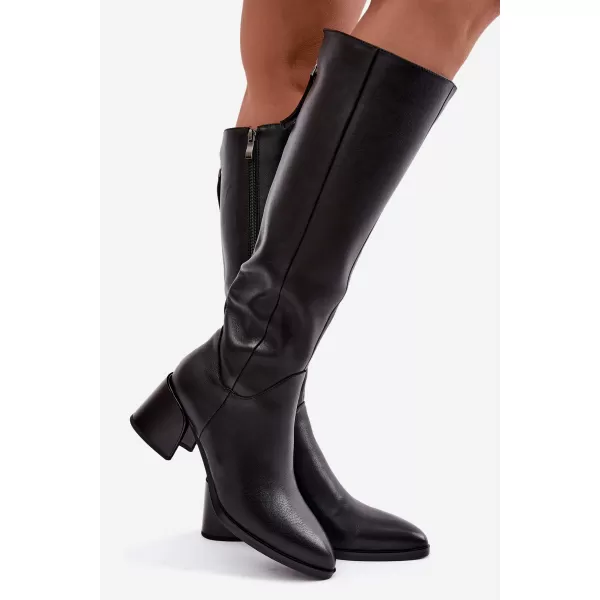  Dámske čižmy D&A JC62-1069 BLACK 