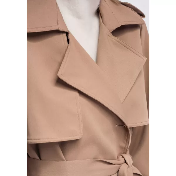  Dámsky kabát OMBRE OW-CT-E0003 BEIGE 