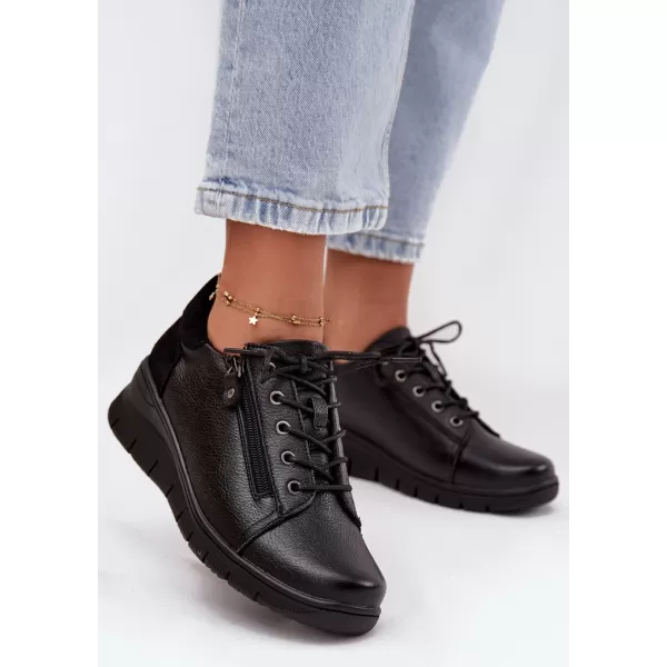  Dámske poltopánky VINCEZA 39964 BLACK 