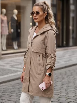 Dámska bunda DSTREET TY5808 BÉŽOVÁ
