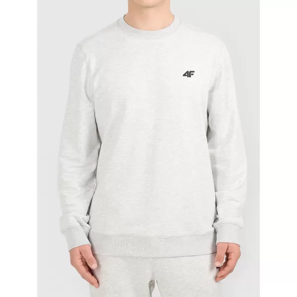  Pánska mikina 4F WMM00TSWSM2549 COLD LIGHT GREY MELANGE 