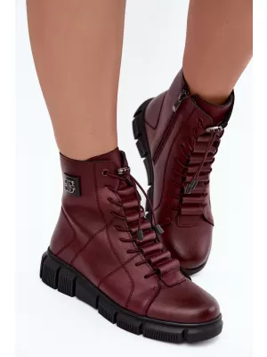 Dámske topánky BOTO 26BT17-609 BURGUNDY