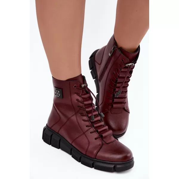  Dámske topánky BOTO 26BT17-609 BURGUNDY 