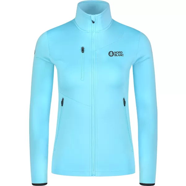  Dámska powerfleece mikina NORDBLANC CRISP NBSFL8338 SVETLO MODRÁ 