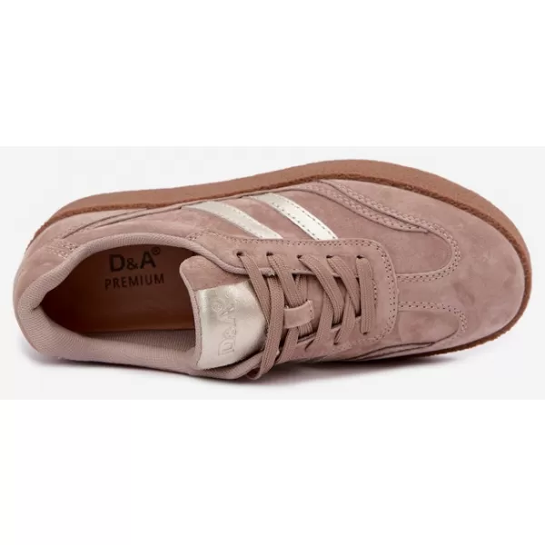  Dámske tenisky D&A LR62-7107 BROWN 