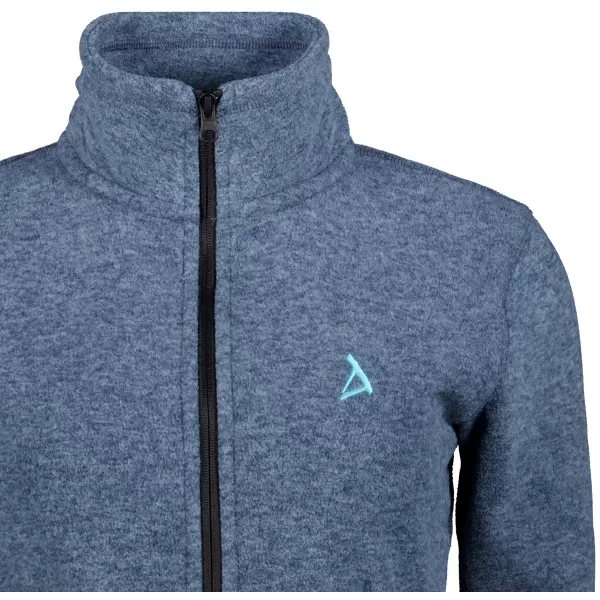 Dámska fleece mikina ALTISPORT ALW002852 TMAVÝ DENIM MELÍR 