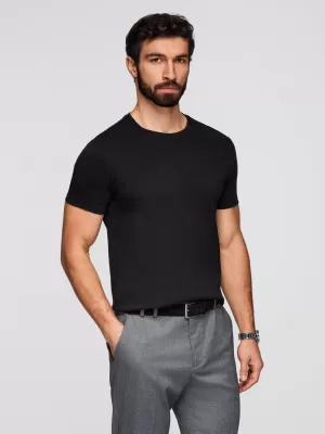 Pánske tričko OMBRE OM-TSBS-0268 BLACK