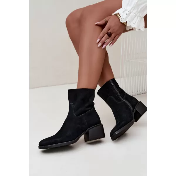  Dámske členkové topánky BOTO 9624 BLACK 