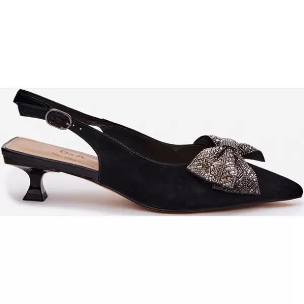  Dámske sandále D&A 42761-19 BLACK 