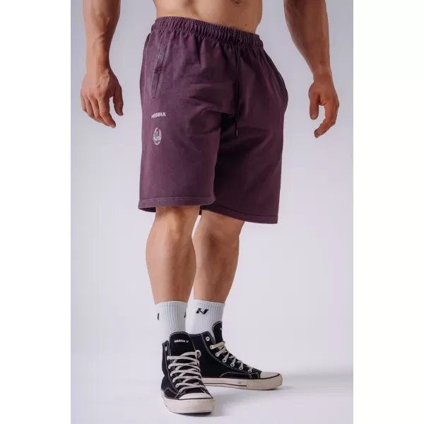 Pánske kraťasy NEBBIA OLYMPIA 950 BORDO 