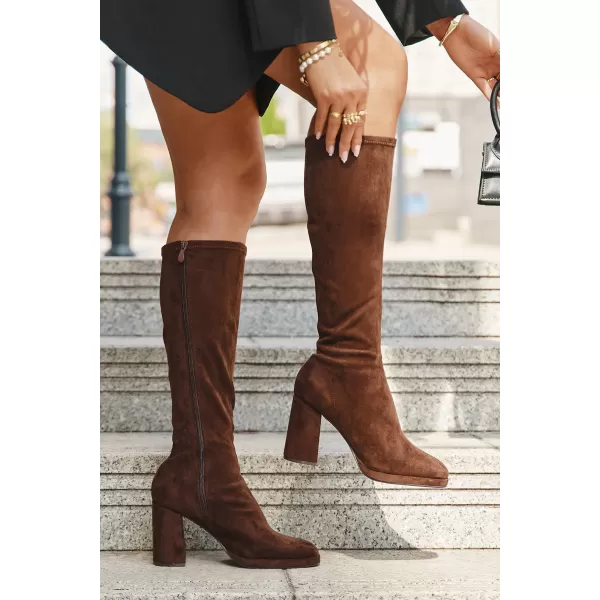  Dámske čižmy BOTO NN634 BROWN 