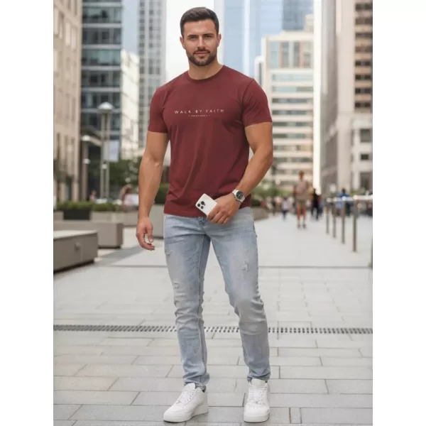  Pánske tričko DSTREET NX5123R-BU BORDO 