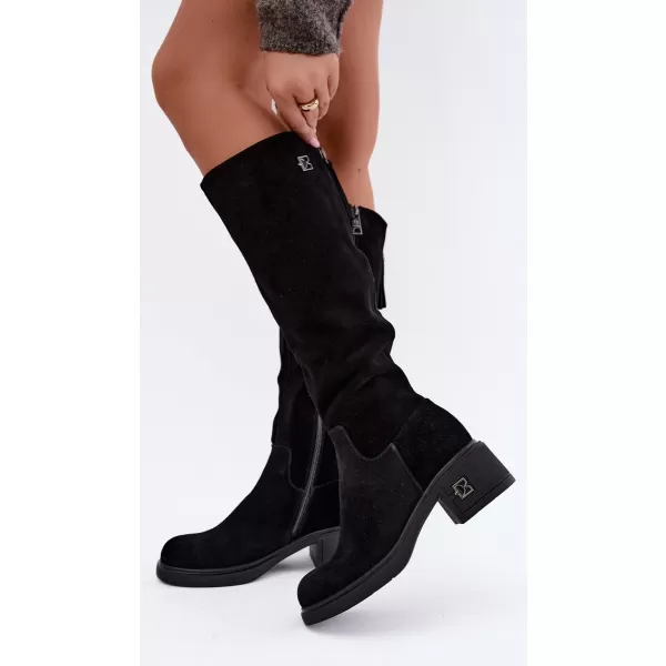  Dámske čižmy VINCEZA 67056 BLACK 