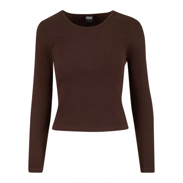  Dámske tričko URBAN CLASSICS TB7786 WARM/BROWN 