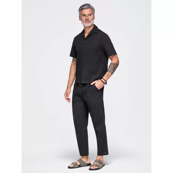  Pánske nohavice OMBRE OM-PACP-0312 BLACK 
