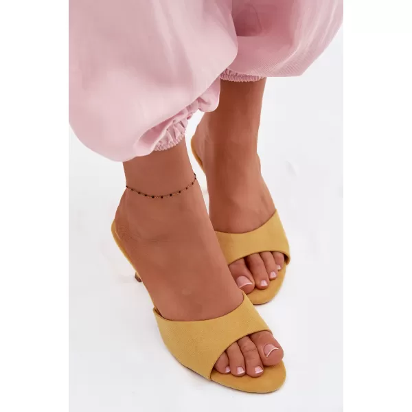  Dámske šľapky BOTO XL-19 YELLOW 