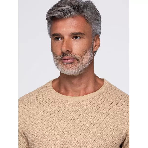  Pánsky sveter OMBRE OM-SWSW-0119 SAND 