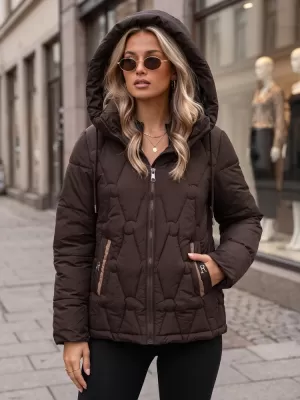 Dámska bunda DSTREET 1 TY5948 HNEDÁ