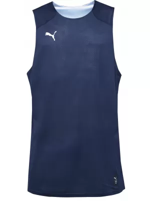 Pánsky obojstranný dres PUMA REVERSIBLE PRACTICE JERSEY 676640-07 PUMA NAVY
