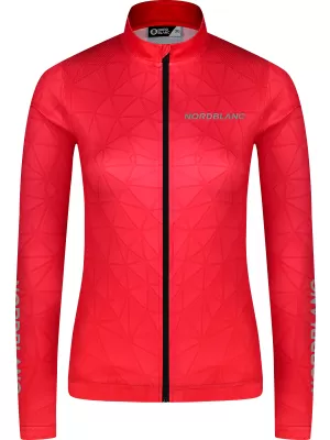 Dámsky cyklo dres NORDBLANC VELOFLOW NBSLF8105 ČERVENÁ