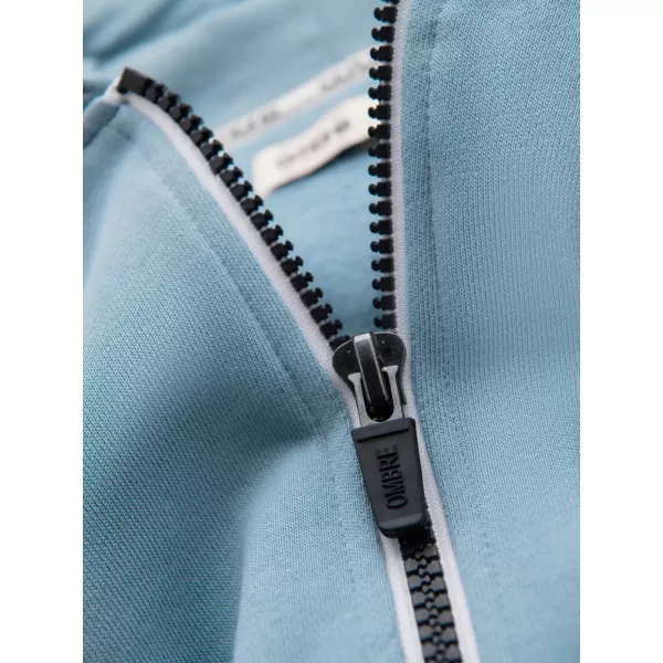  Pánska mikina OMBRE OM-SSBZ-0272 BLUE 