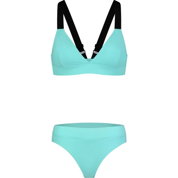  Dámske bikiny - spodný diel NORDBLANC ETHEREAL NBSSS8241 TYRKYSOVÁ 