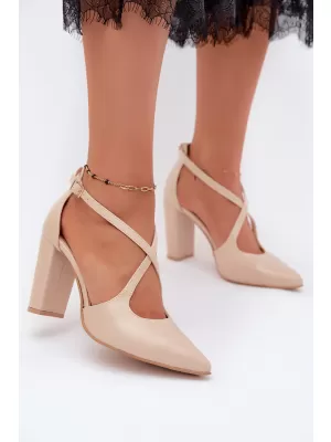 Dámske lodičky ZAZOO 1053 BROWN