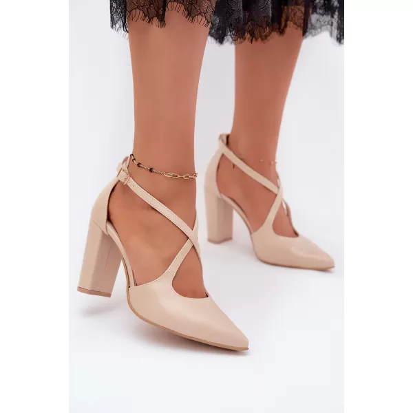 Dámske lodičky ZAZOO 1053 BROWN 