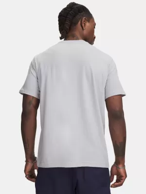 Pánske tričko UNDER ARMOUR M 60/40S ARMOR GLOBE SS 6009261-011 ŠEDÁ