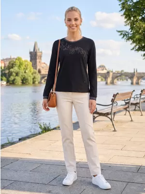 Dámske tričko KIXMI ADINA ČIERNA