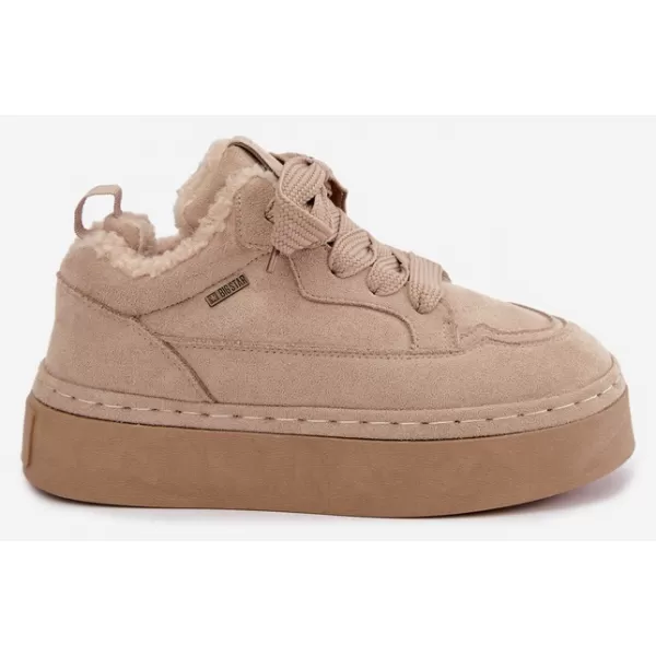  Dámske snehule BIG STAR SHOES UU274187 BEIGE 