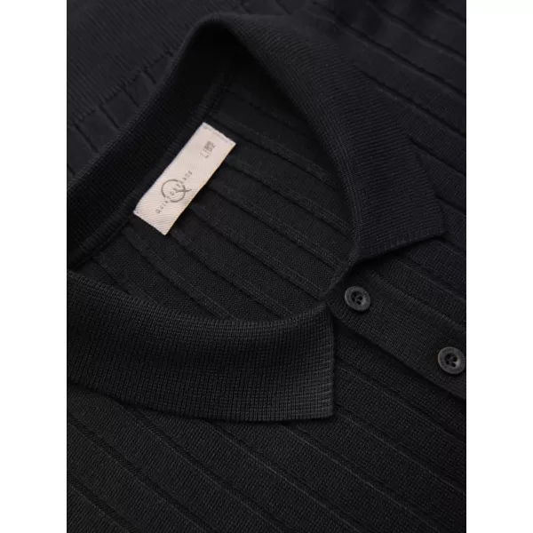  Pánske polo tričko OMBRE OM-POSS-0180 BLACK 