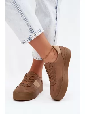 Dámske tenisky BIG STAR SHOES UU274015 BROWN/BEIGE