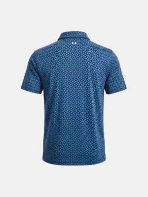 Pánske tričko UNDER ARMOUR UA T2G PRINTED POLO 6012304-413 MODRÁ