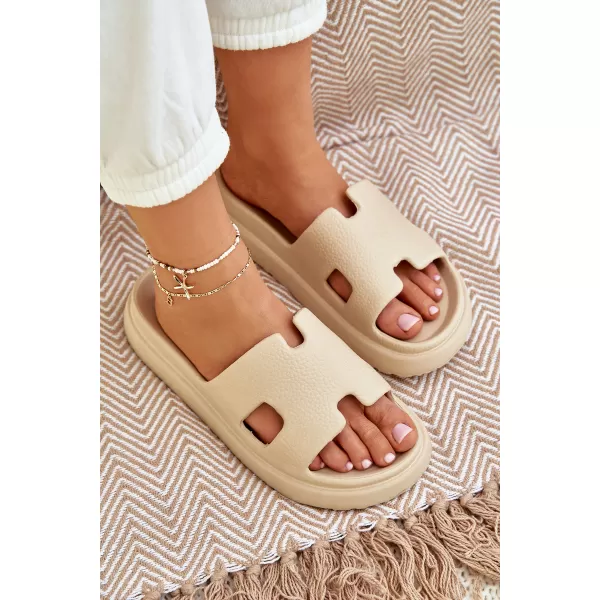  Dámske šľapky BOTO BG198 KHAKI 