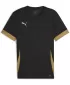 Pánske športové tričko PUMA TEAMGOAL MATCHDAY JERSEY 70574728 PUMA BLACK/PUMA GOLD/MATTE GOLD