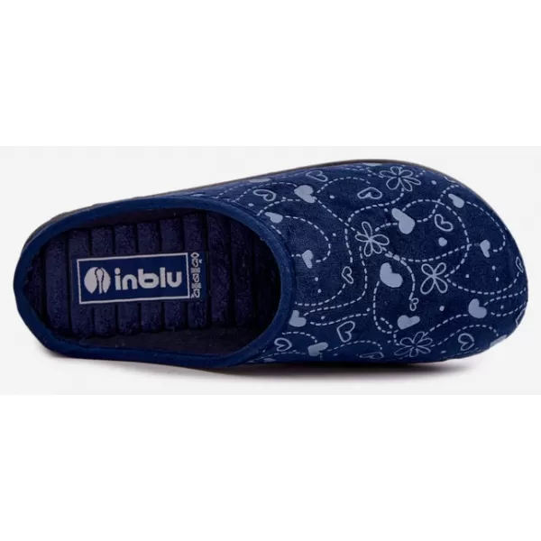  Dámske šľapky INBLU ET000041 MODRÁ 