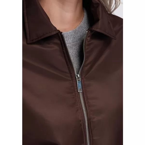  Dámska bunda OMBRE OW-JT-E0003 BROWN 