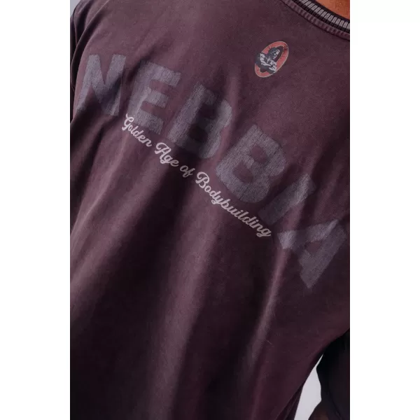  Pánske tričká NEBBIA OLYMPIA HEAVYWEIGHT COTTON 941 BORDO 