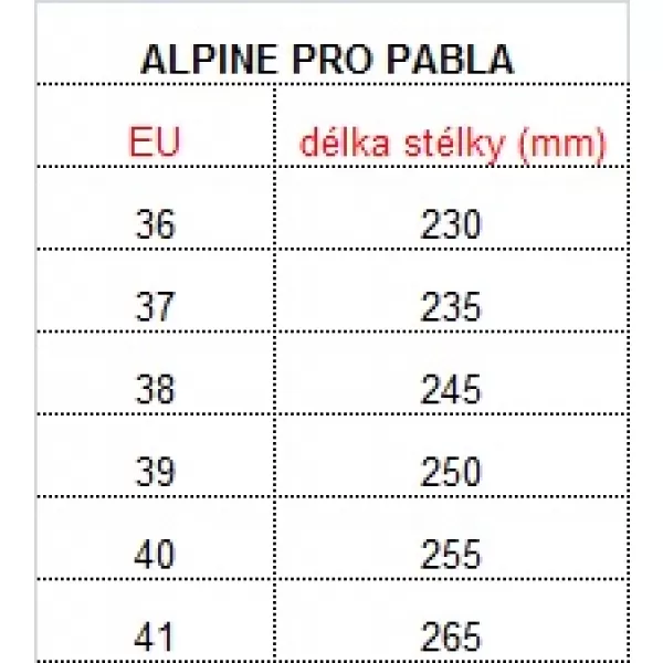  Dámska členková obuv ALPINE PRO Pablom svetlo hnedé 