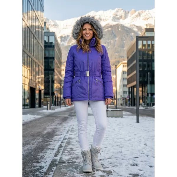  Dámska zimná bunda ALPINE PRO MEMKA FIALOVÁ 