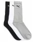 Športové ponožky PUMA PUMA SPORT 3-PACK 88035510 WHITE / GREY / BLACK